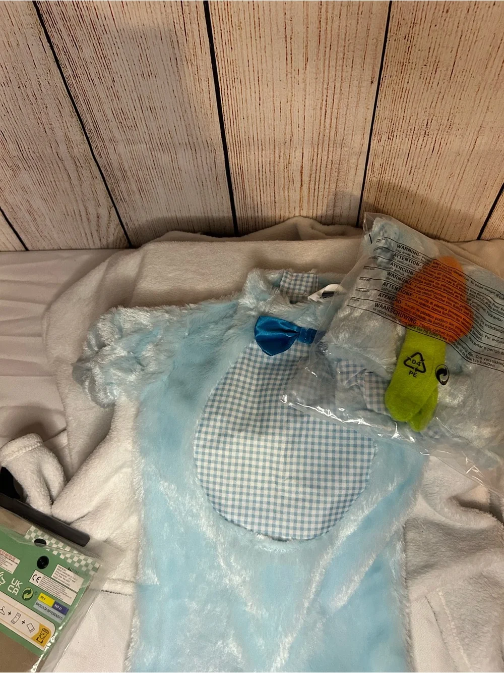 Noah's Ark Handsome Lil' Wabbit Baby Costume - Light Blue